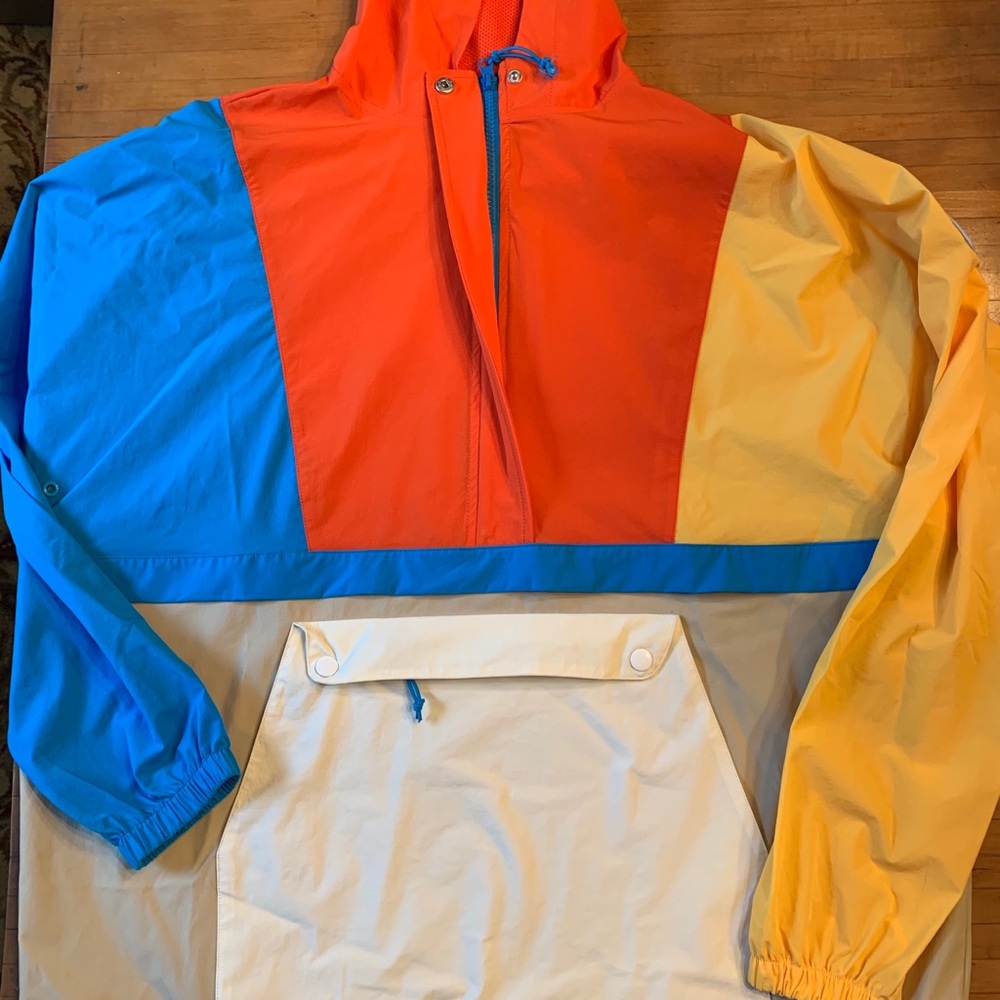 Teddy Fresh Patches Colorblocked Anorak Jacket